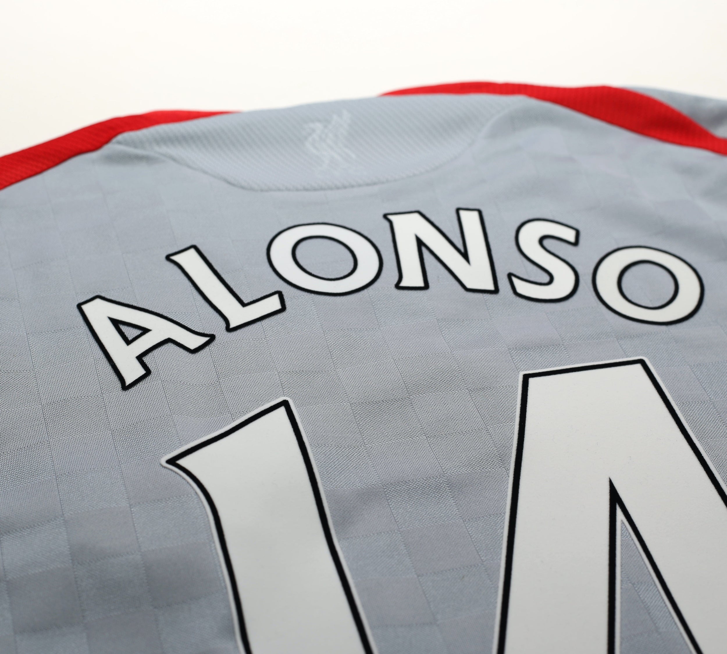 2008/09 ALONSO #14 Liverpool Vintage Adidas Away Football Shirt (XL)