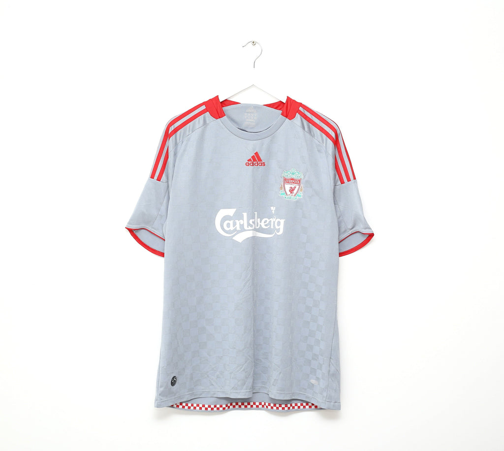2008/09 ALONSO #14 Liverpool Vintage Adidas Away Football Shirt (XL)
