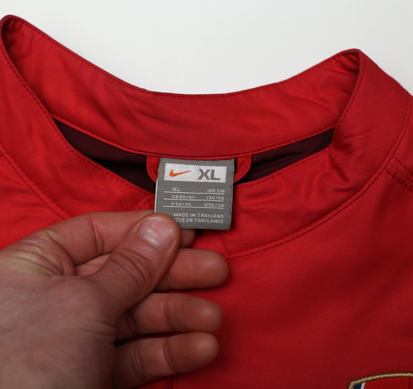 2008/09 ARSENAL Vintage Nike Football Track Top Jacket (XL)