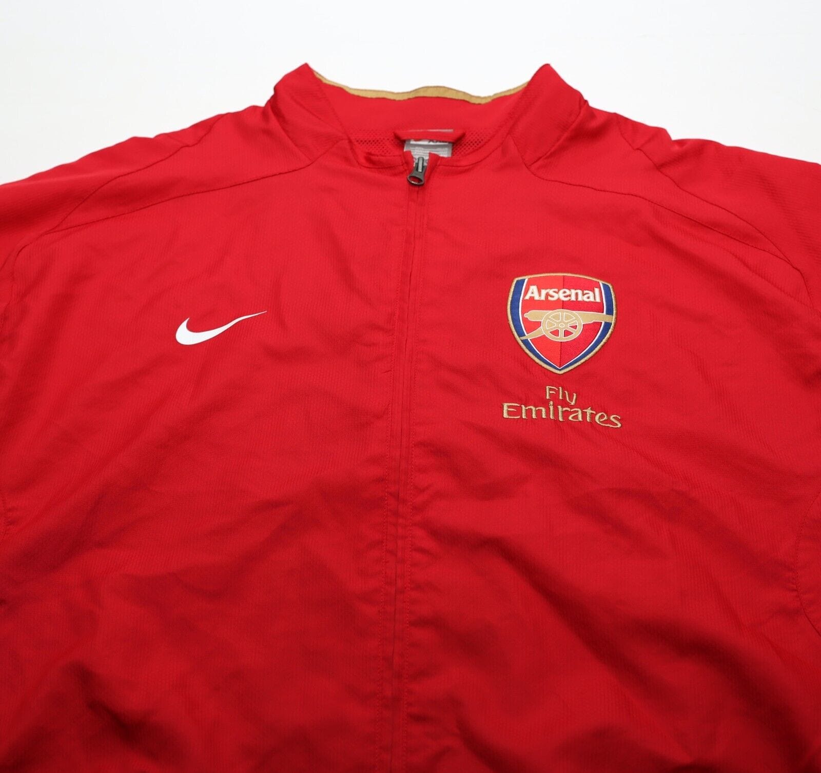 2008/09 Arsenal Vintage Nike Football Track Top Jacket (XXL