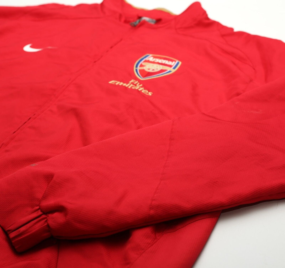 2008/09 ARSENAL Vintage Nike Football Track Top Jacket (XXL)
