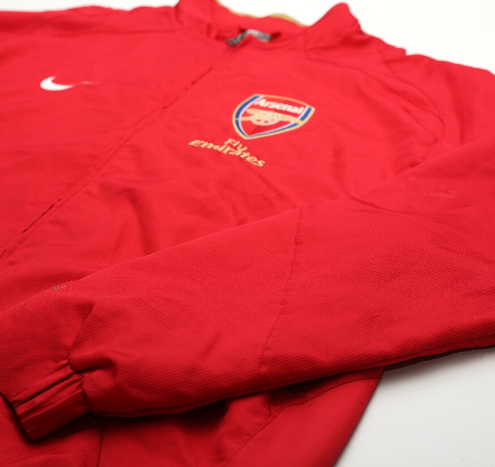 2008/09 ARSENAL Vintage Nike Football Track Top Jacket (XXL)