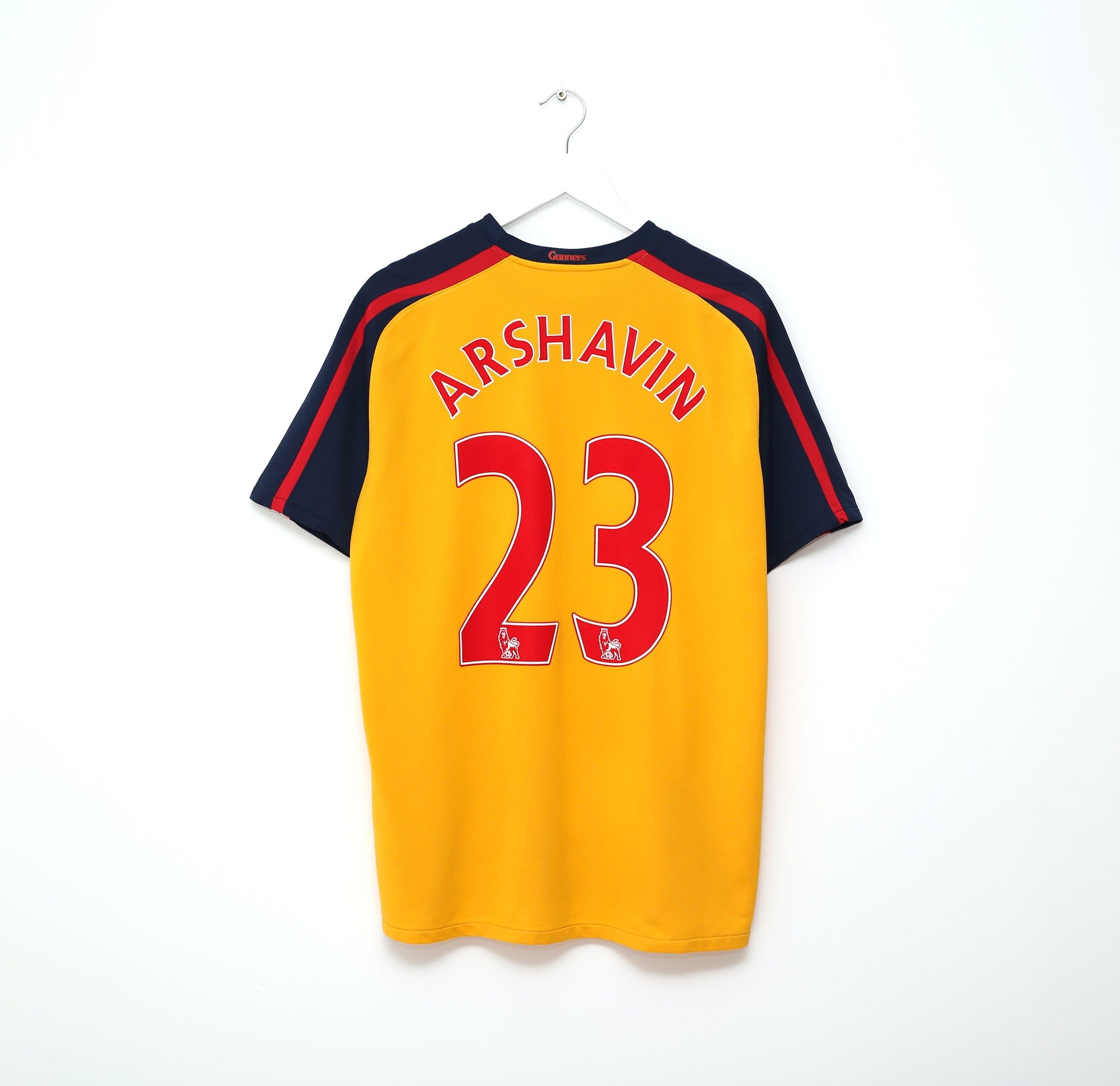 2008/09 ARSHAVIN #23 Arsenal Vintage Nike Away Football Shirt Jersey (L)