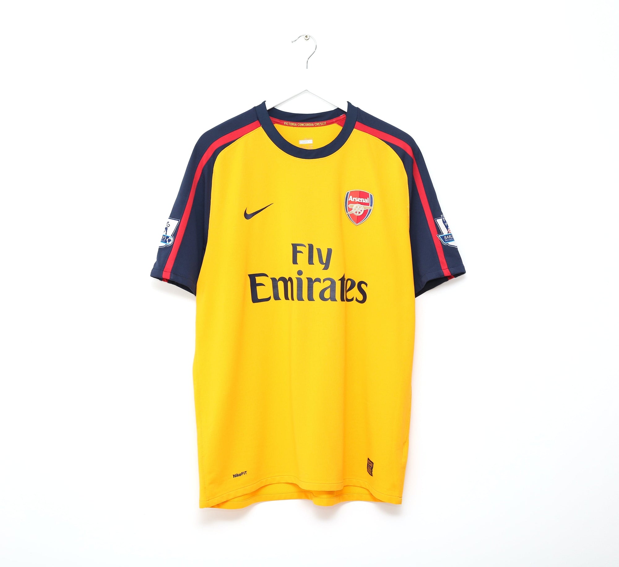 2008/09 ARSHAVIN #23 Arsenal Vintage Nike Away Football Shirt Jersey (XL)