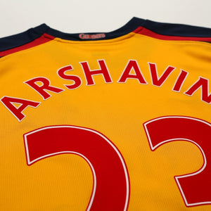 2008/09 Arshavin #23 Arsenal Vintage Nike Away Football Shirt (L)