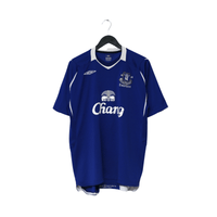 2008/09 Baines #3 Everton Vintage Umbro Home Football Shirt (XL)