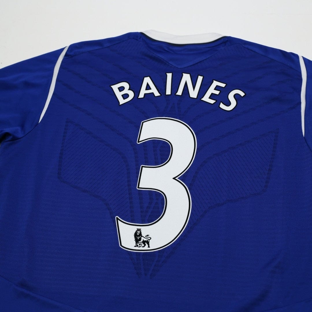 2008/09 Baines #3 Everton Vintage Umbro Home Football Shirt (XL)