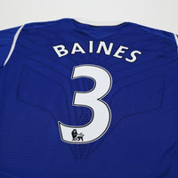 2008/09 Baines #3 Everton Vintage Umbro Home Football Shirt (XL)