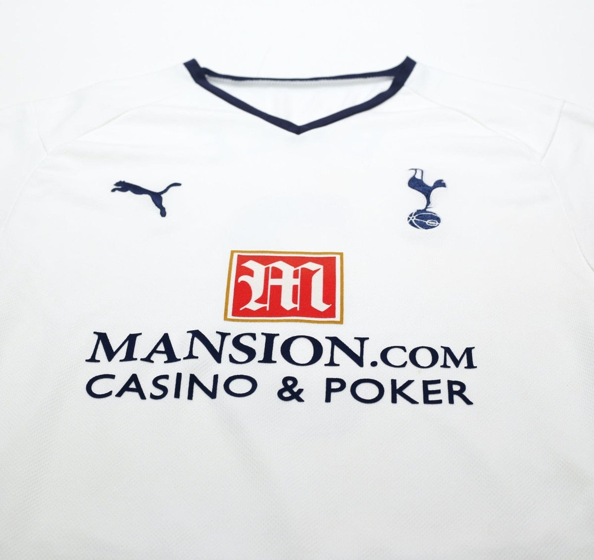 2008/09 BALE #3 Tottenham Hotspur Vintage PUMA Home Football Shirt (XL)
