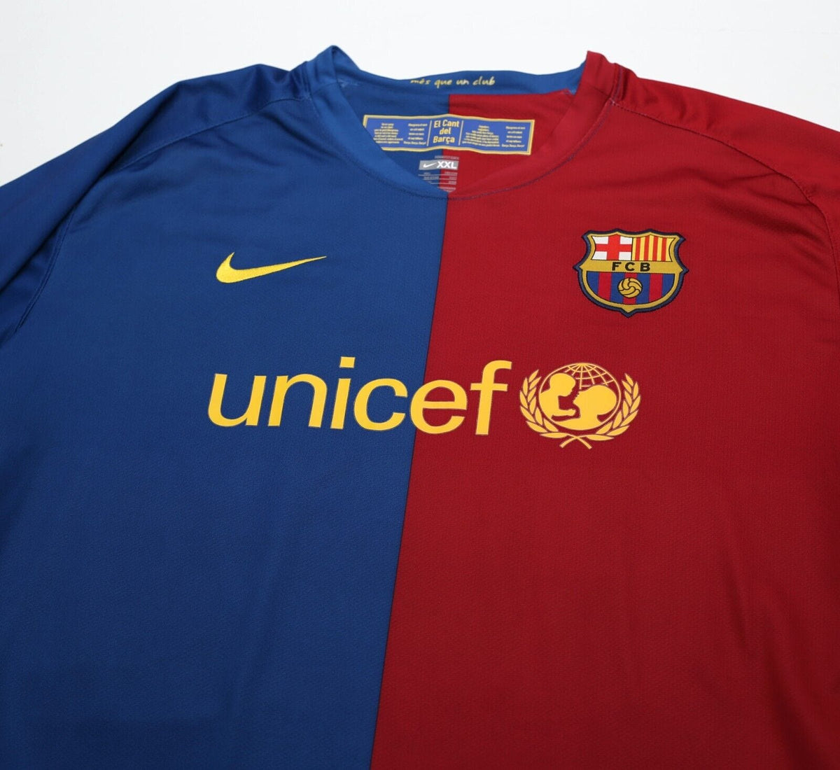 2008/09 BARCELONA Vintage Nike Home Football Shirt (XXL)