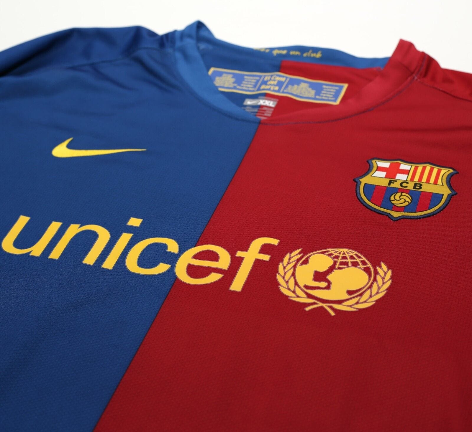 2008/09 BARCELONA Vintage Nike Home Football Shirt (XXL)