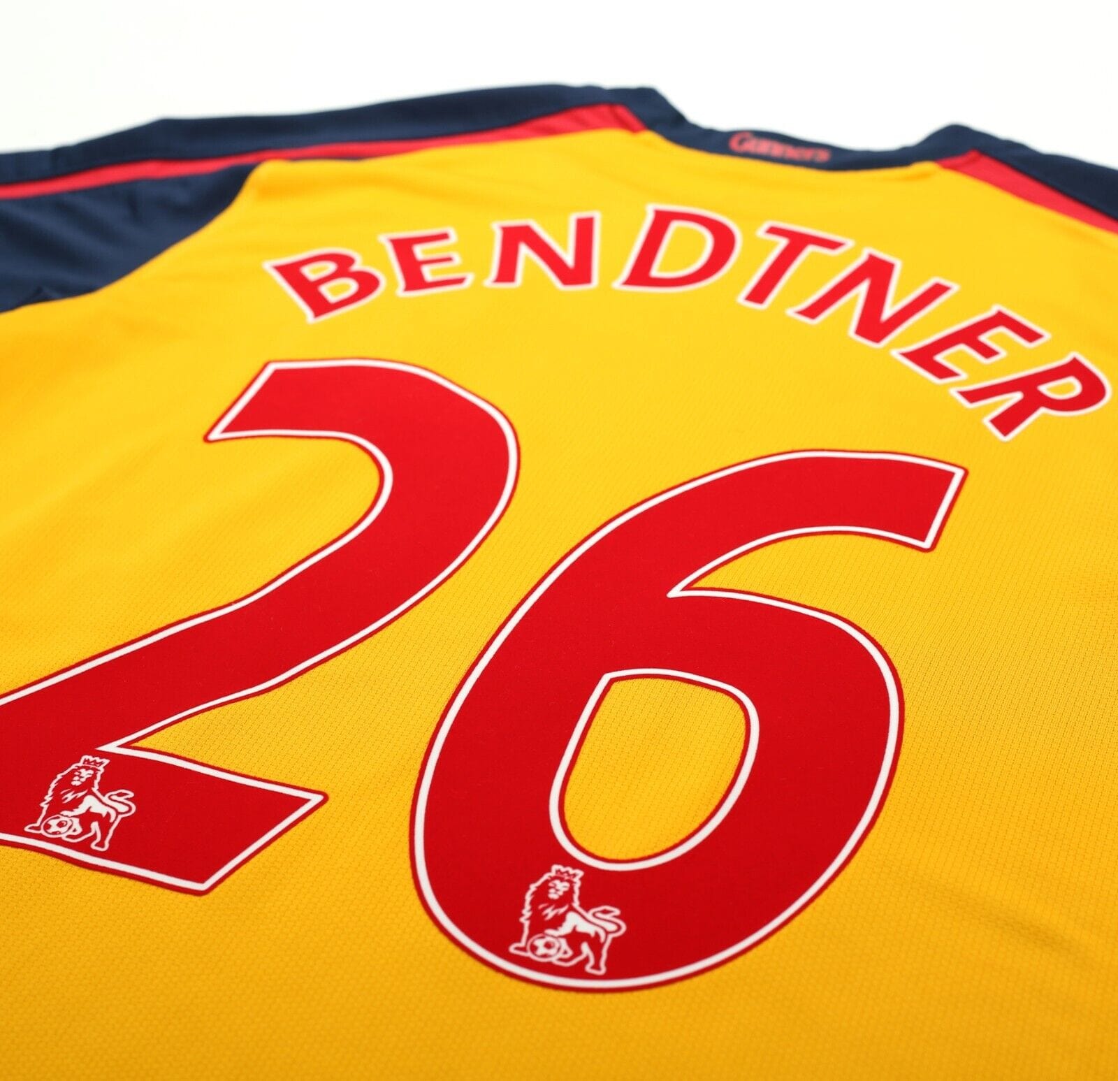 2008/09 BENDTNER #26 Arsenal Vintage Nike Away Football Shirt Jersey (S)