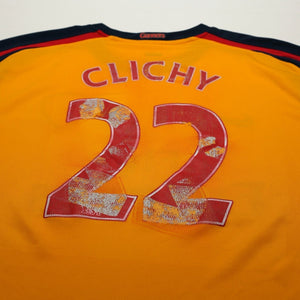 2008/09 Clichy #22 Arsenal Vintage Nike Away Football Shirt (XXL)