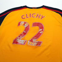 2008/09 Clichy #22 Arsenal Vintage Nike Away Football Shirt (XXL)