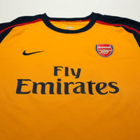 2008/09 Clichy #22 Arsenal Vintage Nike Away Football Shirt (XXL)