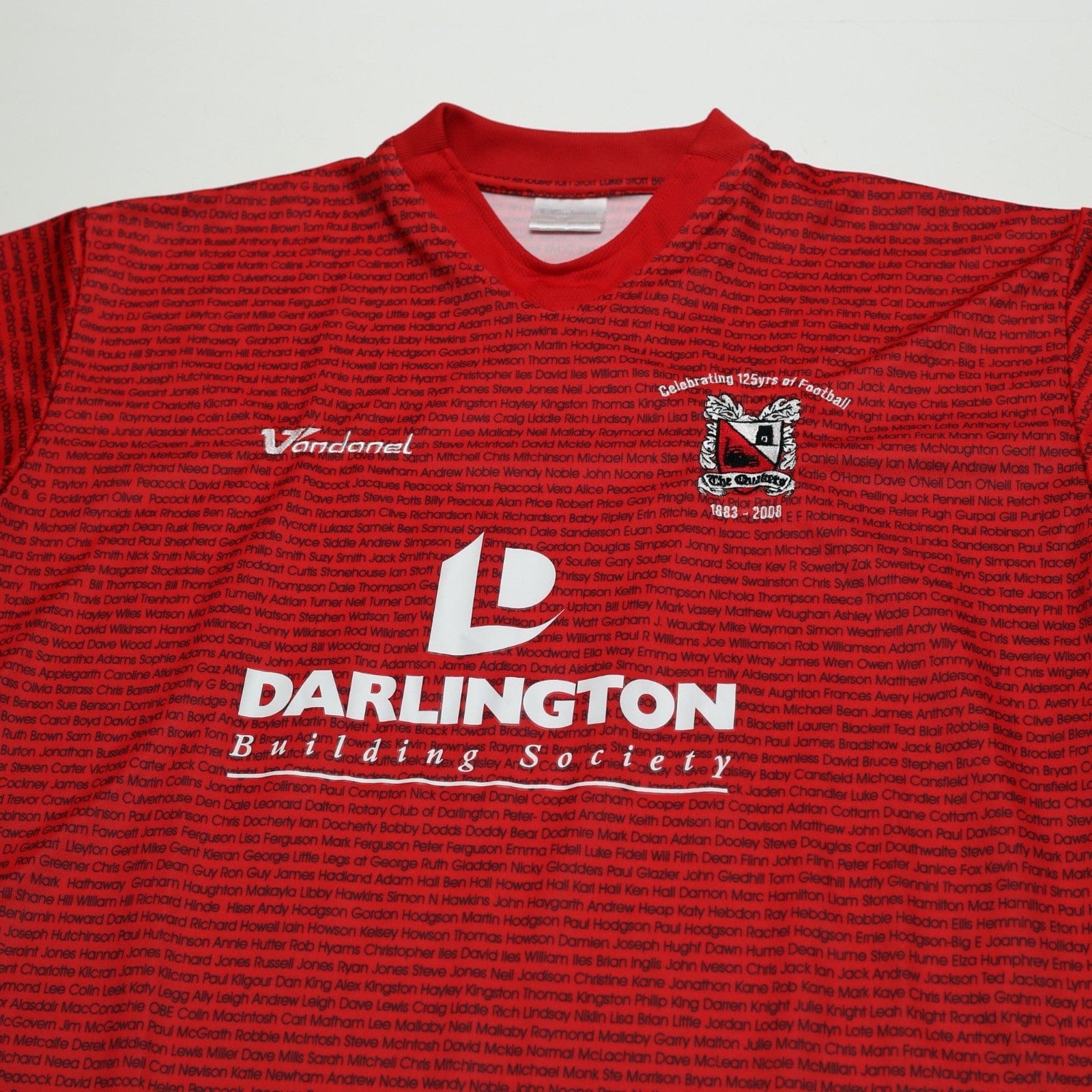 2008/09 Darlington Vintage Vandanel 125 Years Away Football Shirt (L)