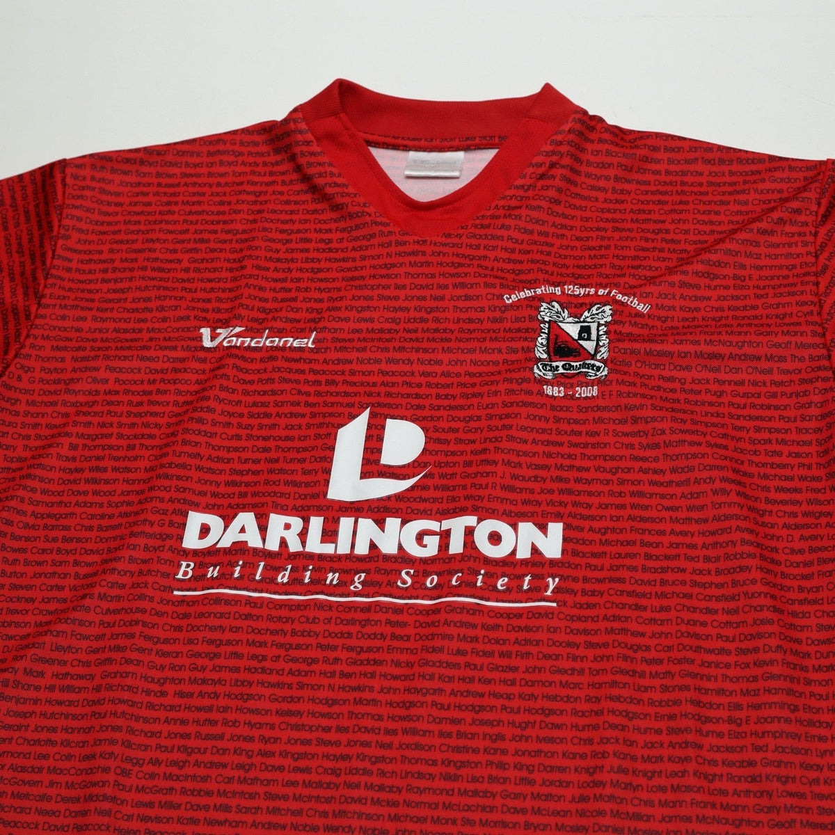 2008/09 Darlington Vintage Vandanel 125 Years Away Football Shirt (L)