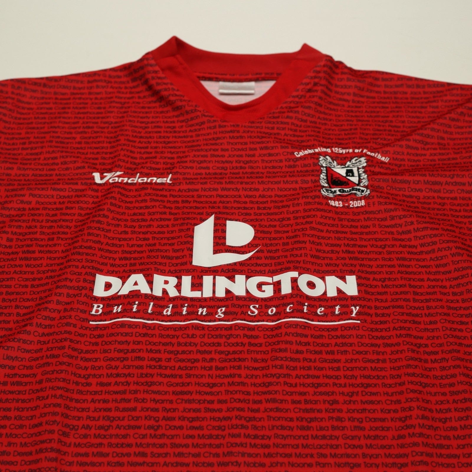 2008/09 Darlington Vintage Vandanel 125 Years Away Football Shirt (L)