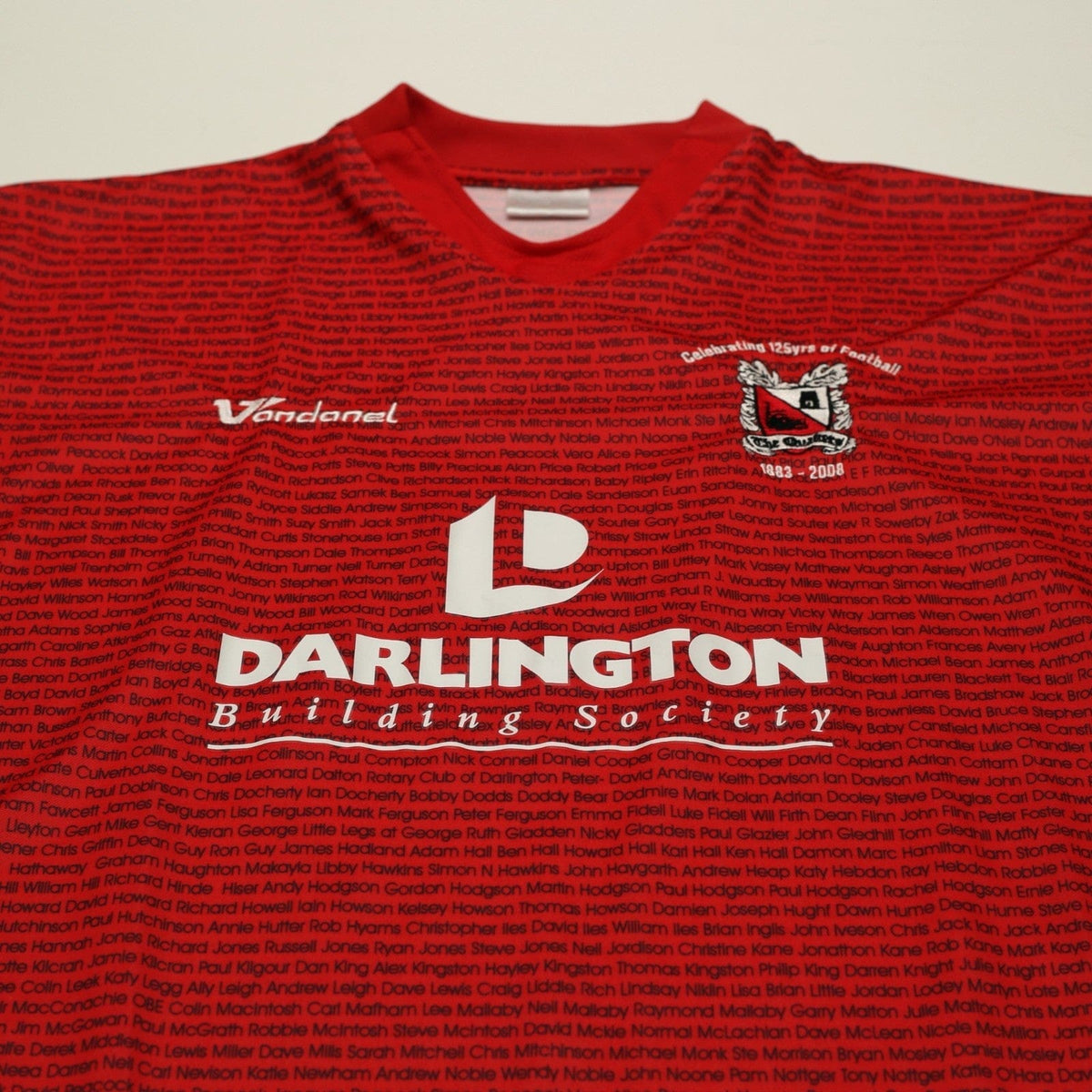 2008/09 Darlington Vintage Vandanel 125 Years Away Football Shirt (L)