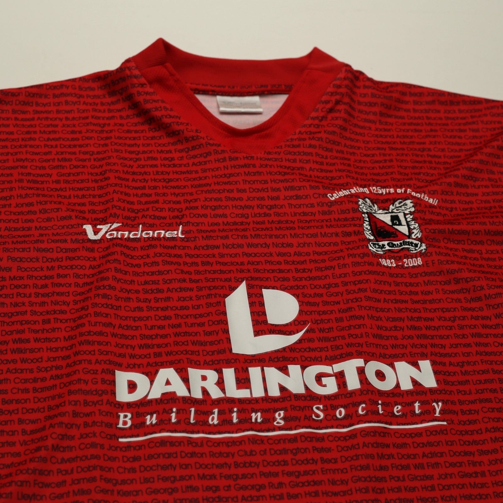 2008/09 Darlington Vintage Vandanel 125 Years Away Football Shirt (L)