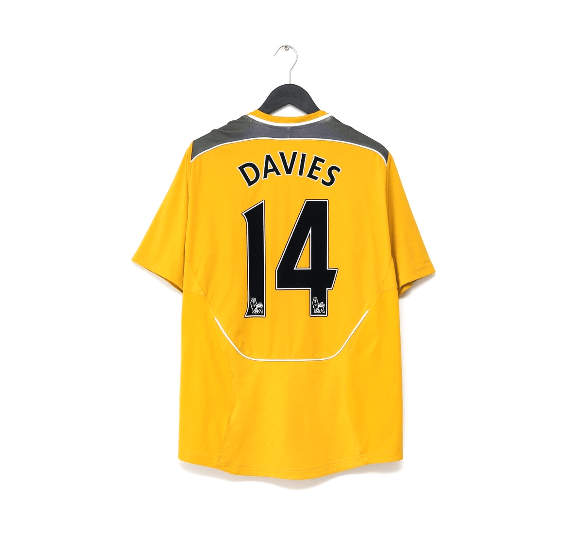 2008/09 DAVIES #14 Bolton Wanderers Vintage Reebok Away Football Shirt (L)
