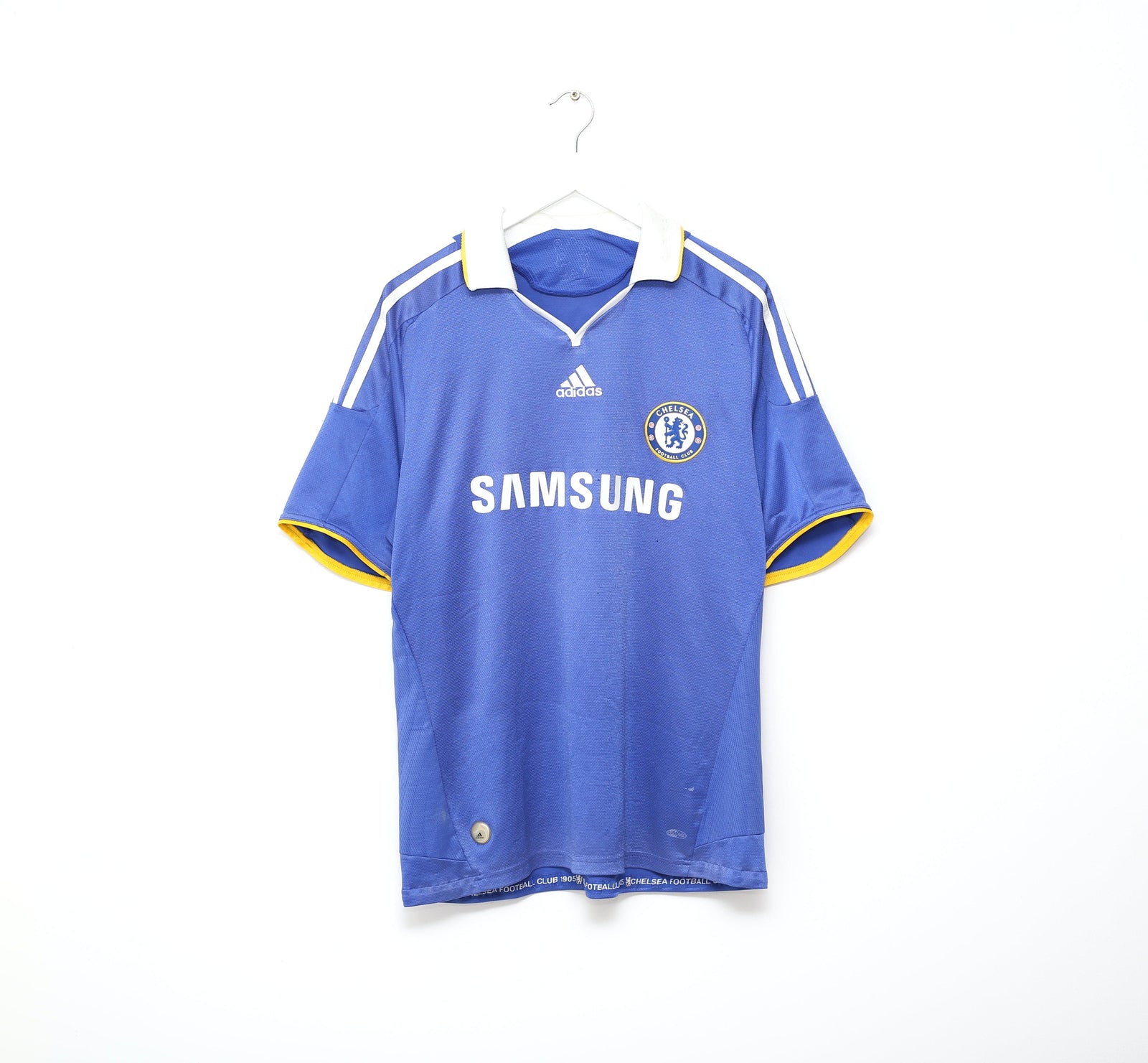 2008/09 ESSIEN #5 Chelsea Vintage adidas Home Football Shirt (L)