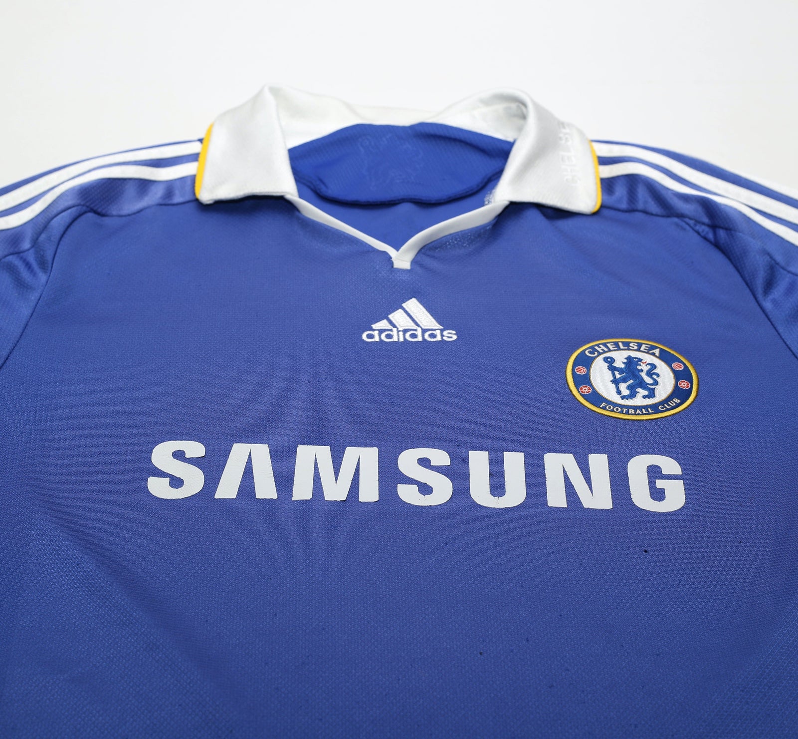 2008/09 ESSIEN #5 Chelsea Vintage adidas Home Football Shirt (L)