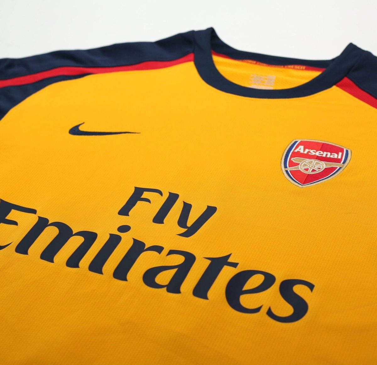 2008/09 FABREGAS #4 Arsenal Vintage Nike MATCH ISSUE Away Football Shirt SIGNED