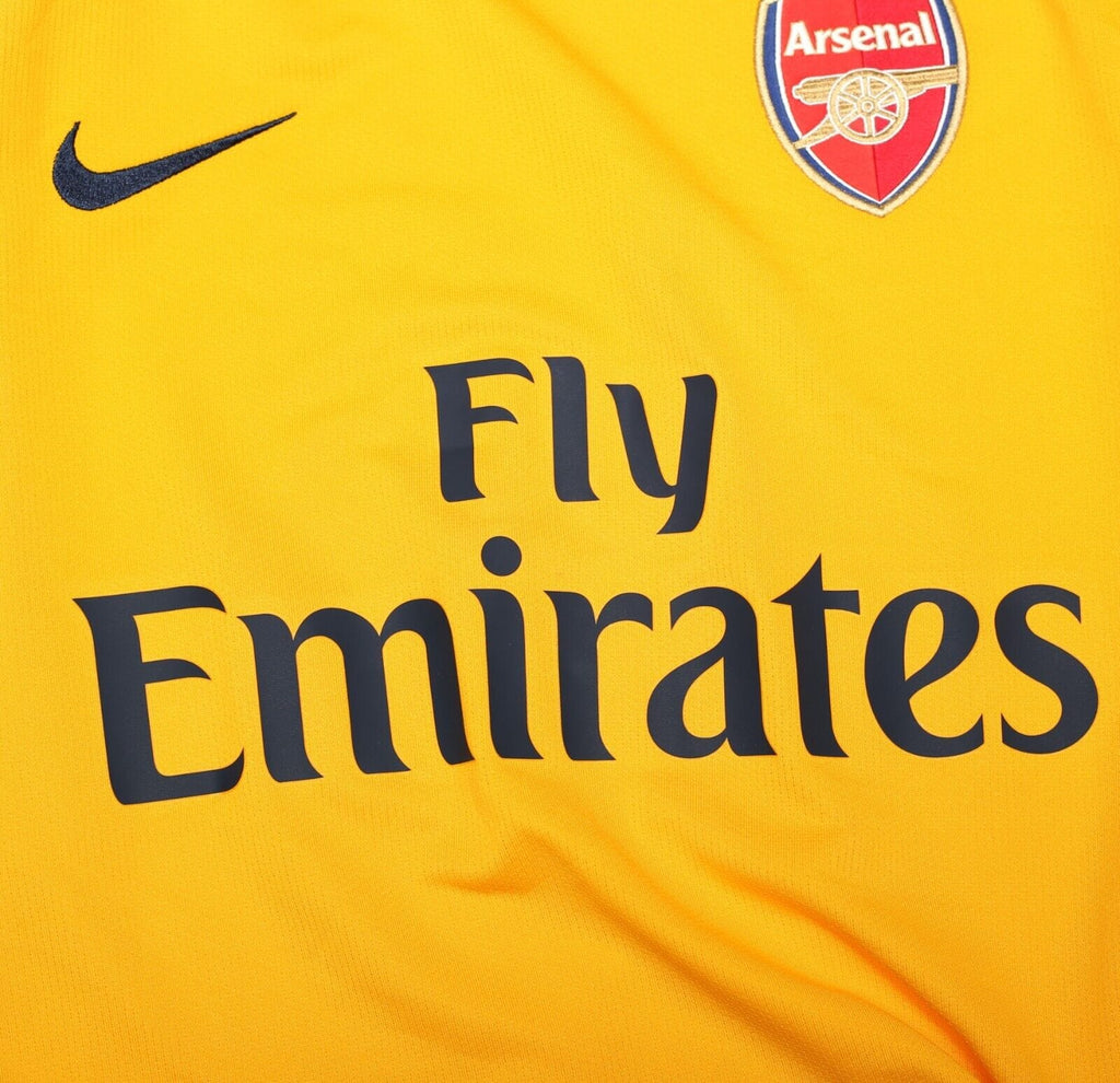 2008/09 FABREGAS #4 Arsenal Vintage Nike MATCH ISSUE Away Football Shirt SIGNED