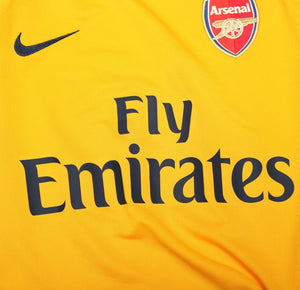 2008/09 FABREGAS #4 Arsenal Vintage Nike MATCH ISSUE Away Football Shirt SIGNED