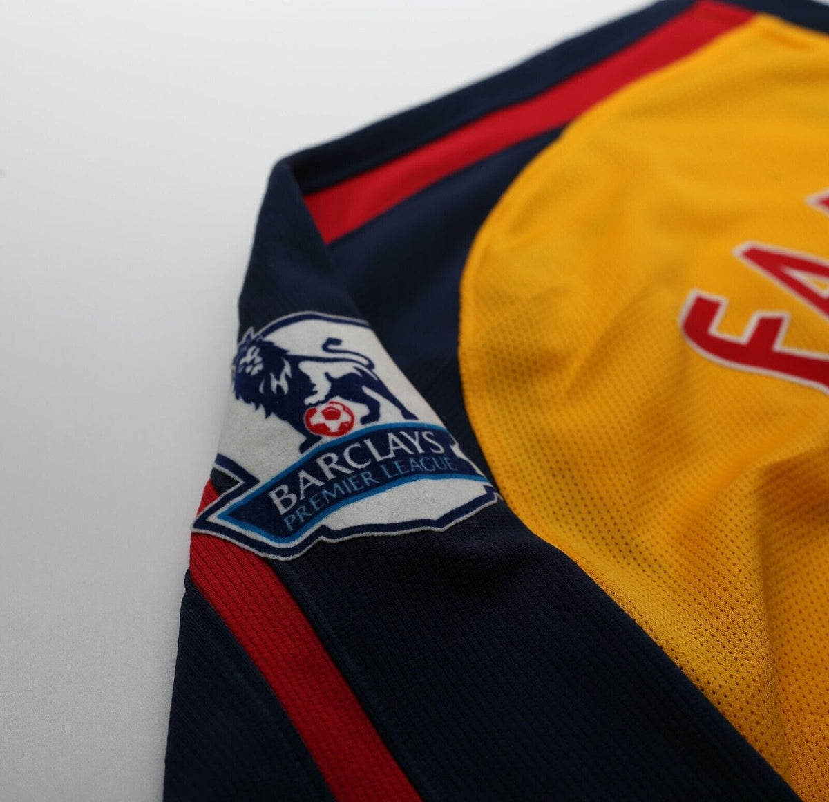 2008/09 FABREGAS #4 Arsenal Vintage Nike MATCH ISSUE Away Football Shirt SIGNED