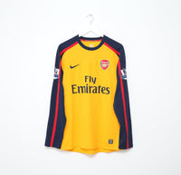 2008/09 FABREGAS #4 Arsenal Vintage Nike MATCH ISSUE Away Football Shirt SIGNED