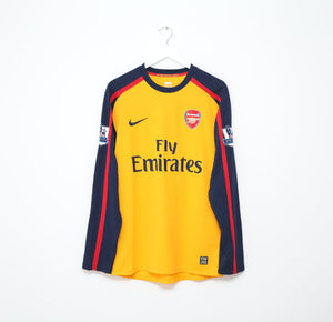 2008/09 FABREGAS #4 Arsenal Vintage Nike MATCH ISSUE Away Football Shirt SIGNED