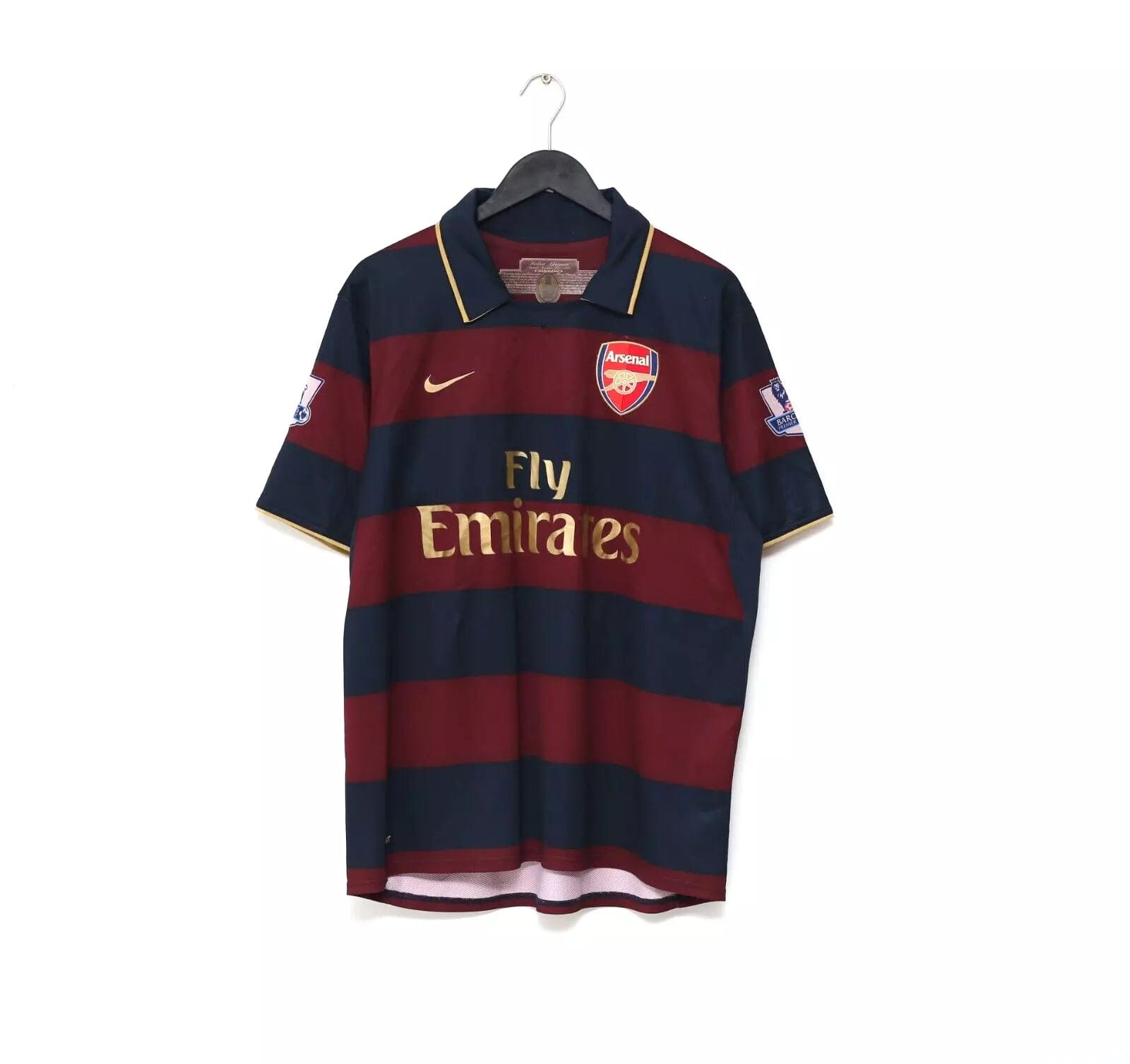 2008/09 FABREGAS #4 Arsenal Vintage Nike Third Football Shirt (L)