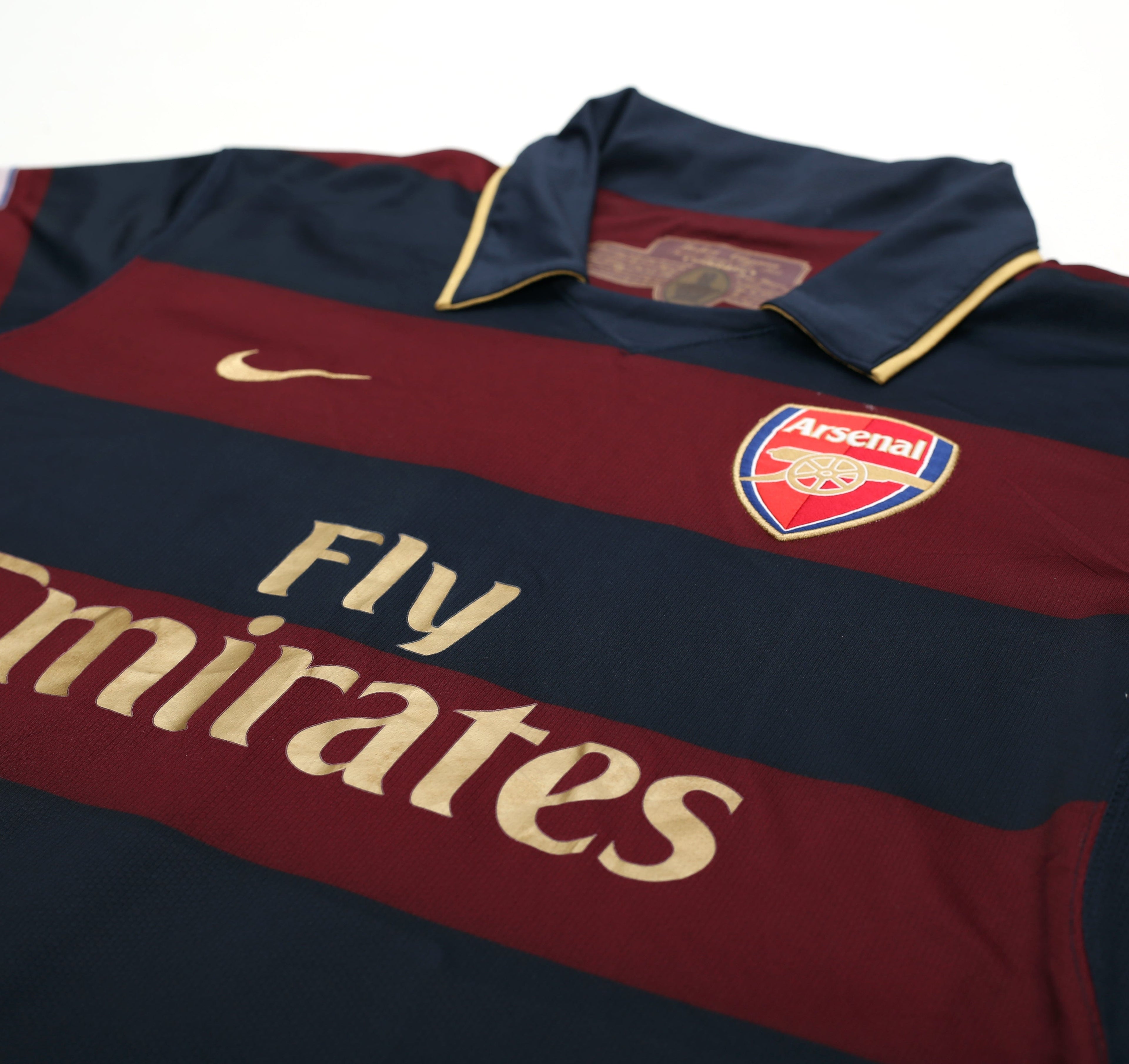 2008/09 FABREGAS #4 Arsenal Vintage Nike Third Football Shirt (L)