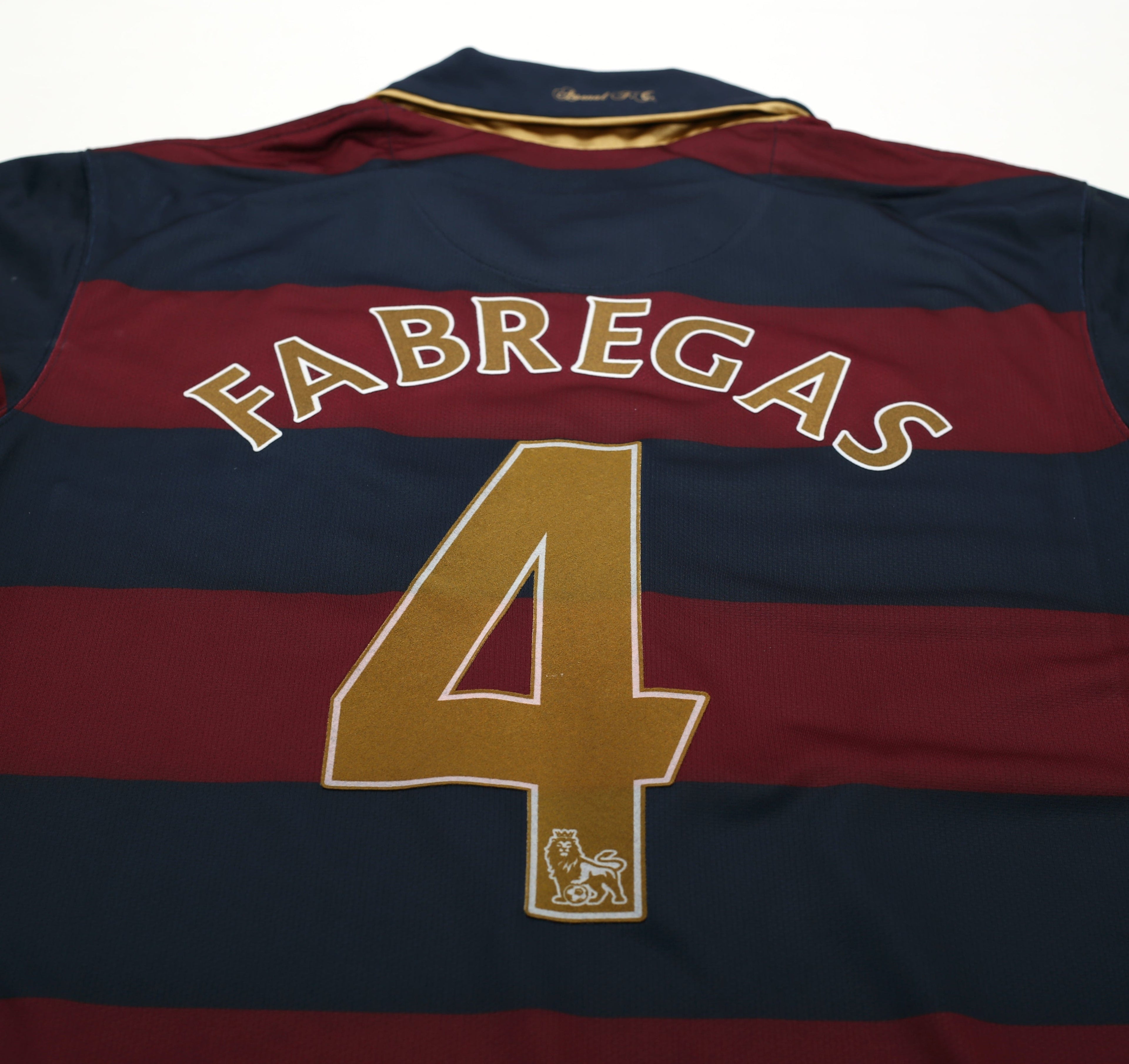 2008/09 FABREGAS #4 Arsenal Vintage Nike Third Football Shirt (L)
