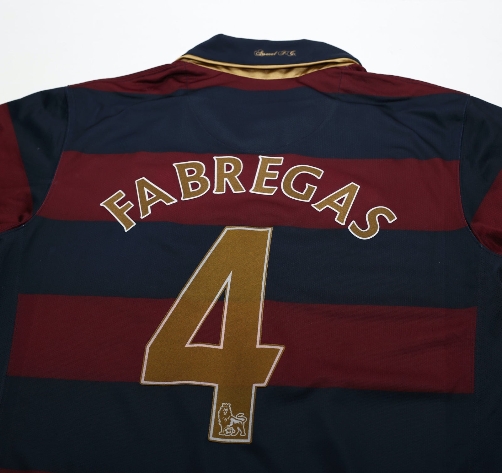 2008/09 FABREGAS #4 Arsenal Vintage Nike Third Football Shirt (L)