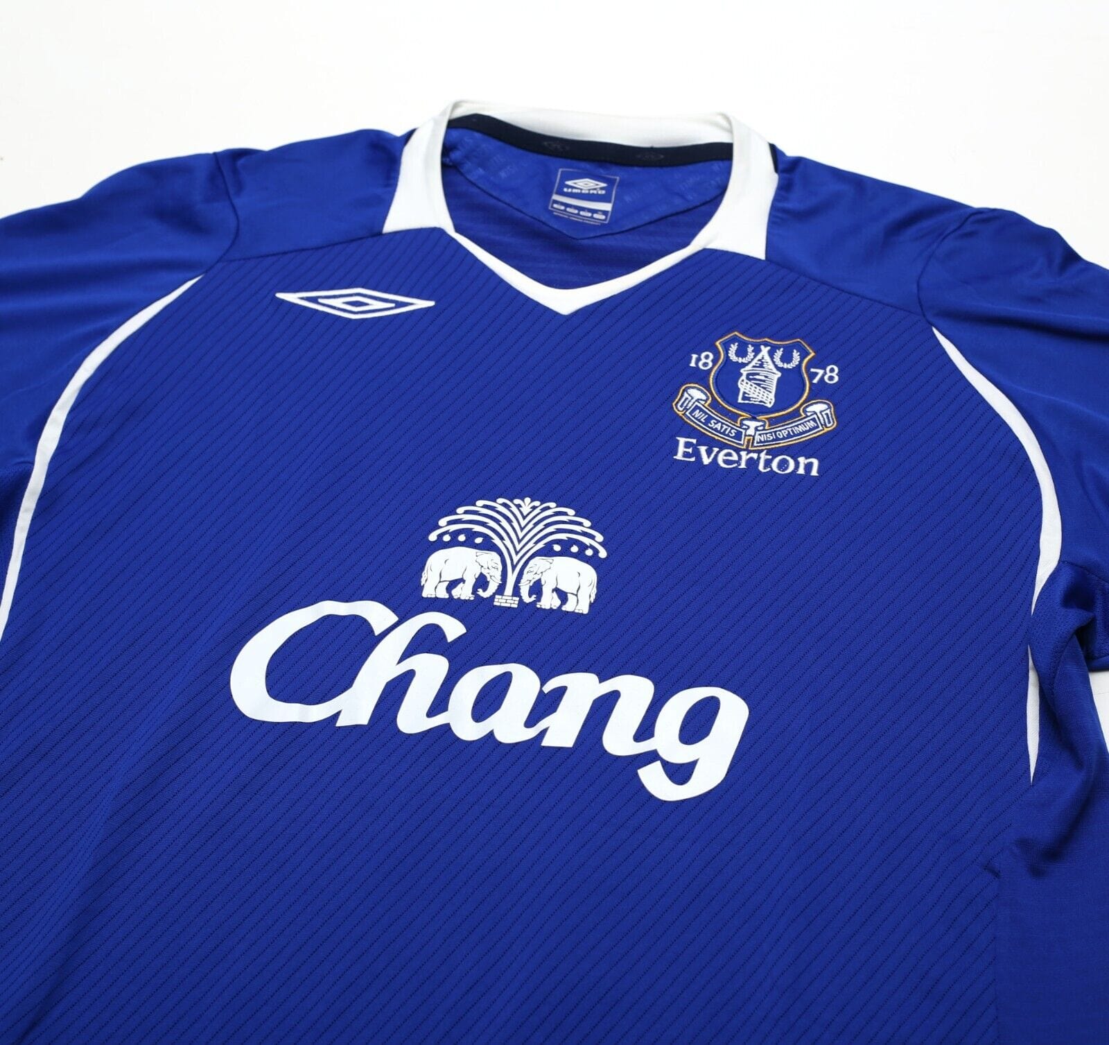 2008/09 JO #11 Everton Vintage Umbro Home Football Shirt (L)