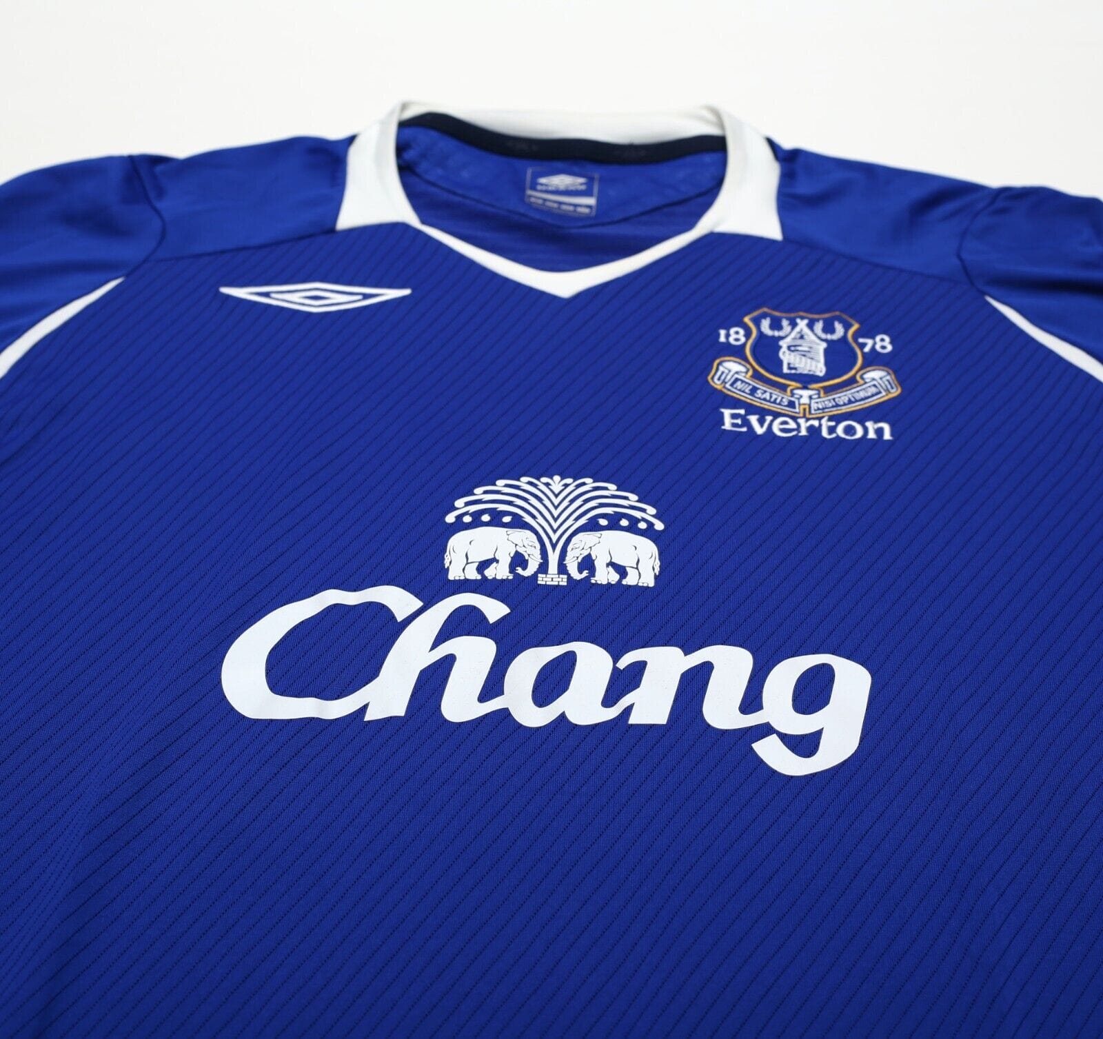 2008/09 JO #11 Everton Vintage Umbro Home Football Shirt (L)