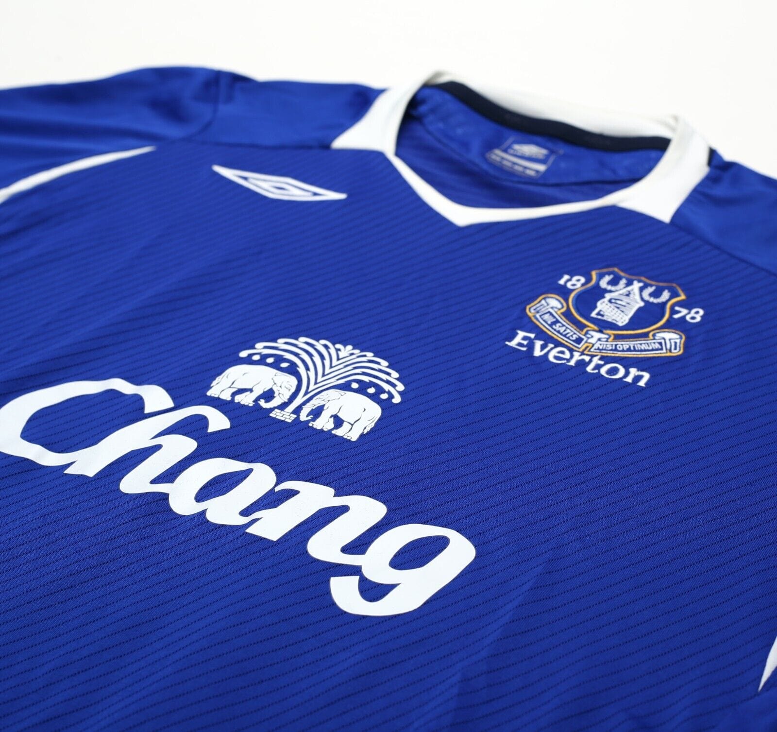 2008/09 JO #11 Everton Vintage Umbro Home Football Shirt (L)