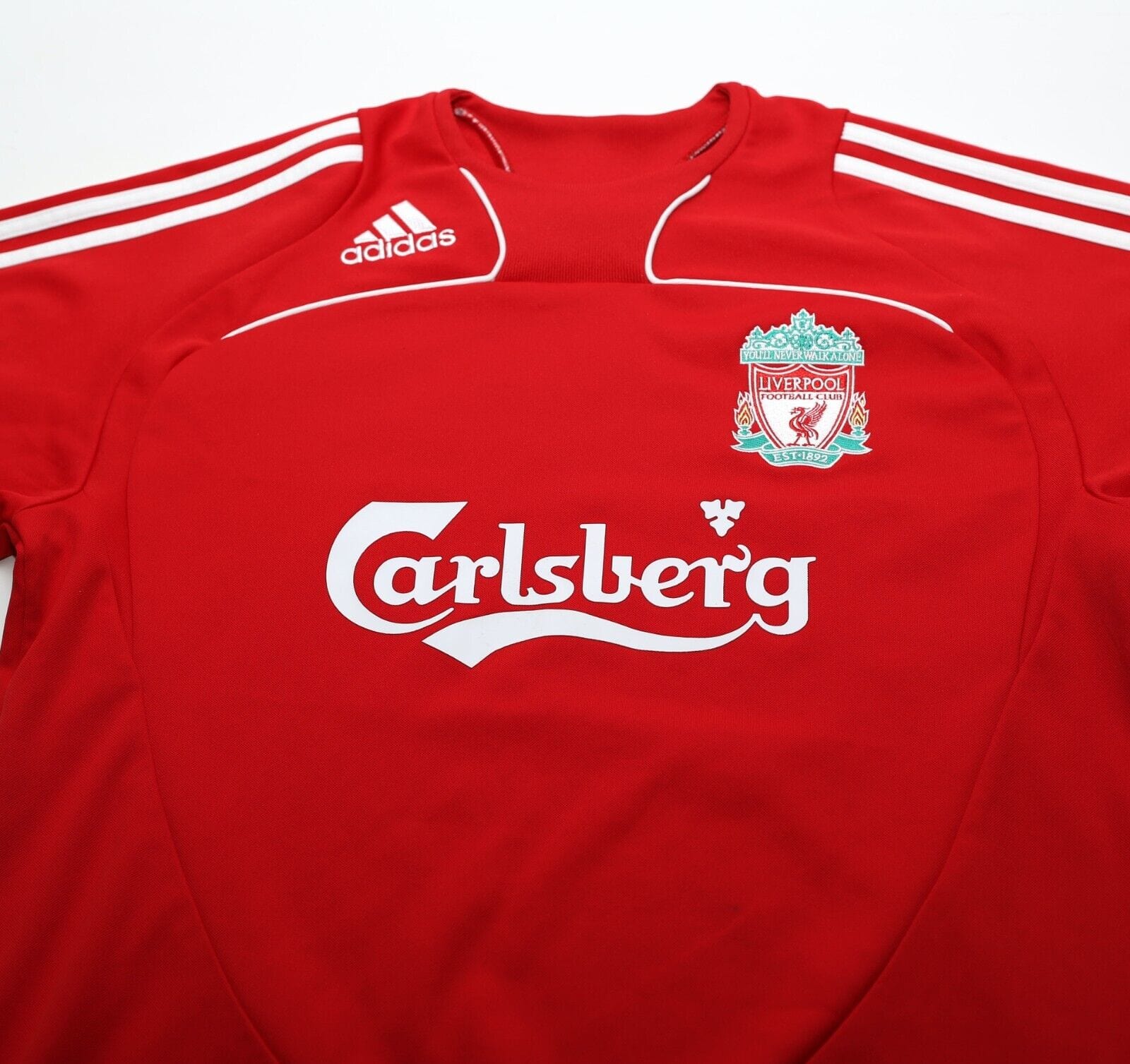 2008/09 LIVERPOOL adidas Climawarm Football Sweatshirt Training Top (M) 38/40