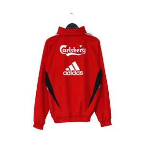 2008/09 Liverpool adidas Formotion Football Player Issue 1/4 Zip Training Top (L)
