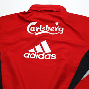 2008/09 Liverpool adidas Formotion Football Player Issue 1/4 Zip Training Top (L)