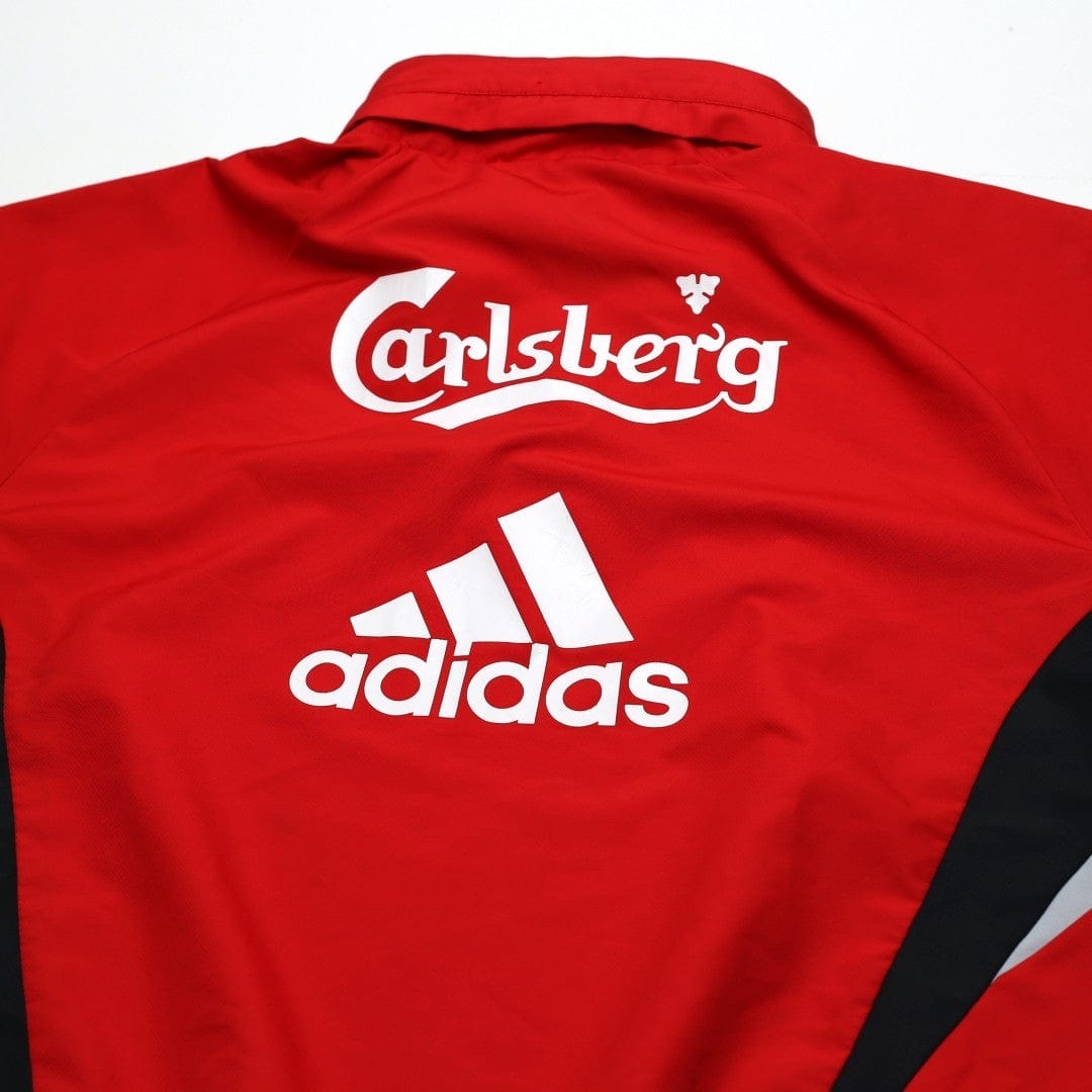 2008/09 Liverpool adidas Formotion Football Player Issue 1/4 Zip Training Top (L)