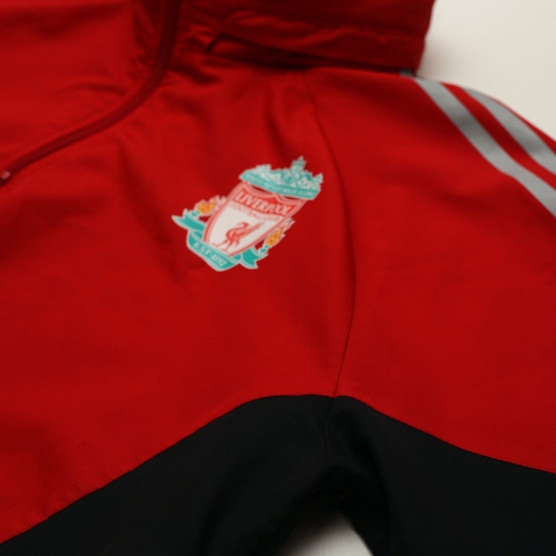 2008/09 Liverpool adidas Formotion Football Player Issue 1/4 Zip Training Top (L)