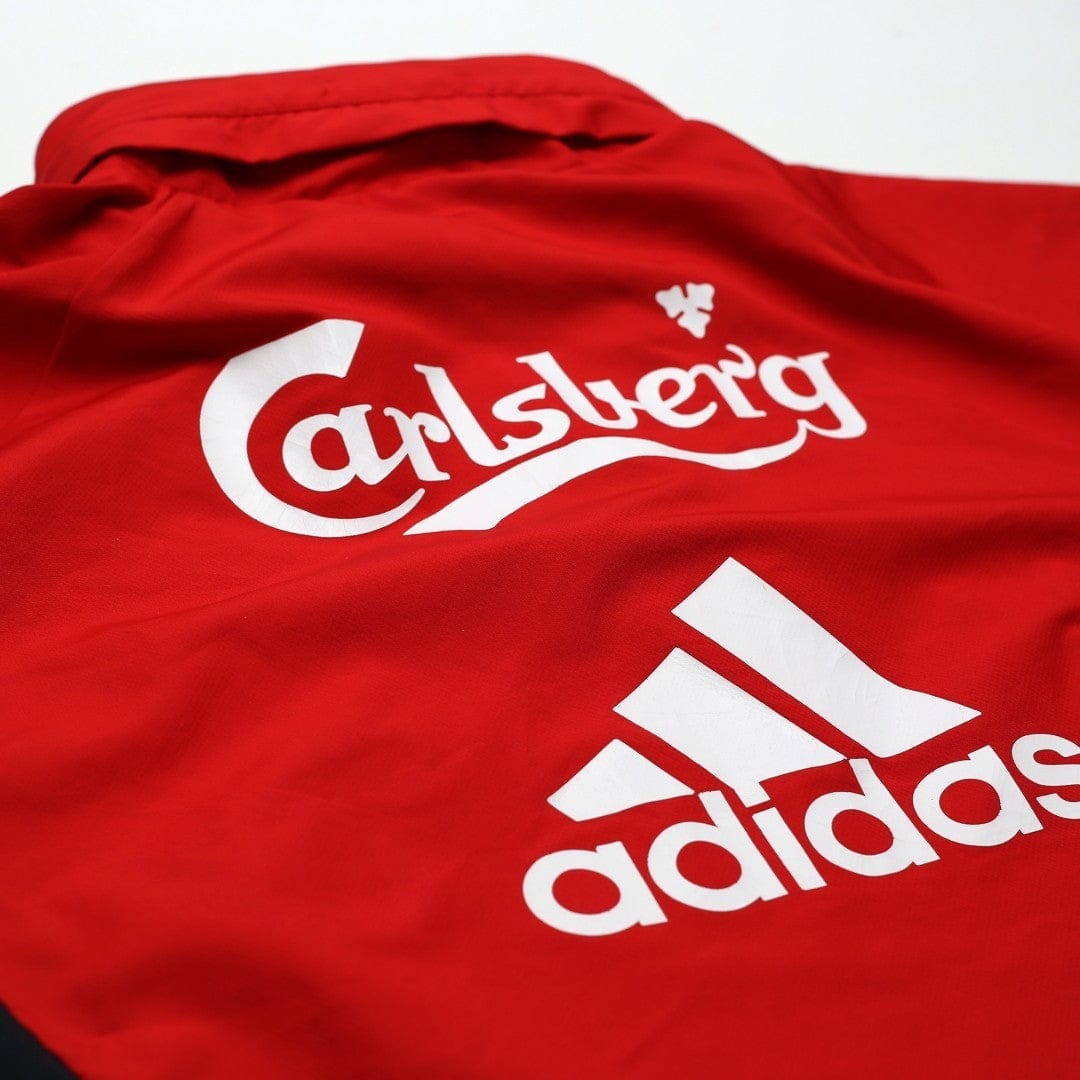 2008/09 Liverpool adidas Formotion Football Player Issue 1/4 Zip Training Top (L)
