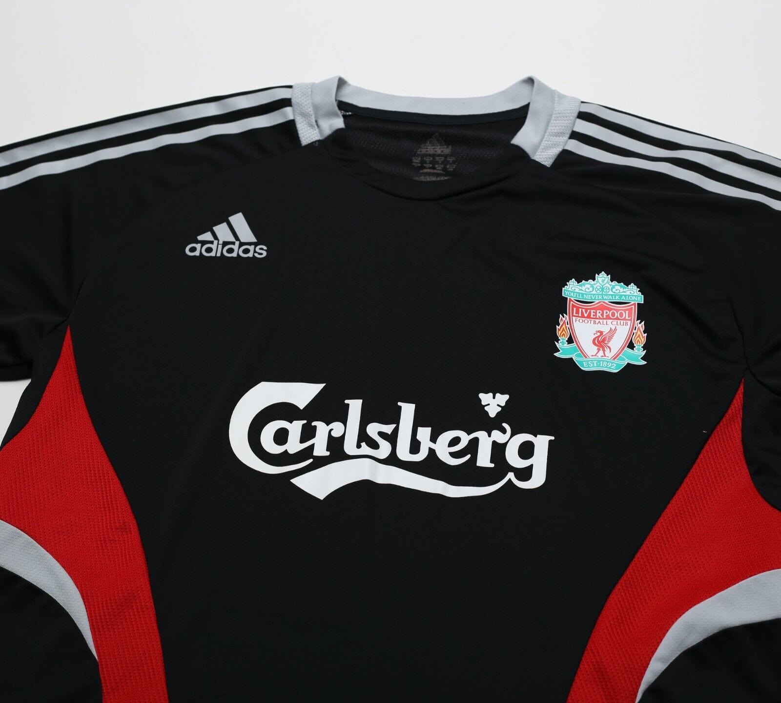 2008/09 LIVERPOOL adidas Formotion Football Player Issue Training Shirt (L)