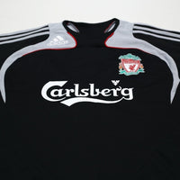 2008/09 Liverpool Vintage adidas Climawarm Football Training Sweatshirt (S)