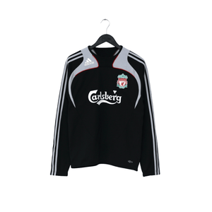 2008/09 Liverpool Vintage adidas Climawarm Football Training Sweatshirt (S)