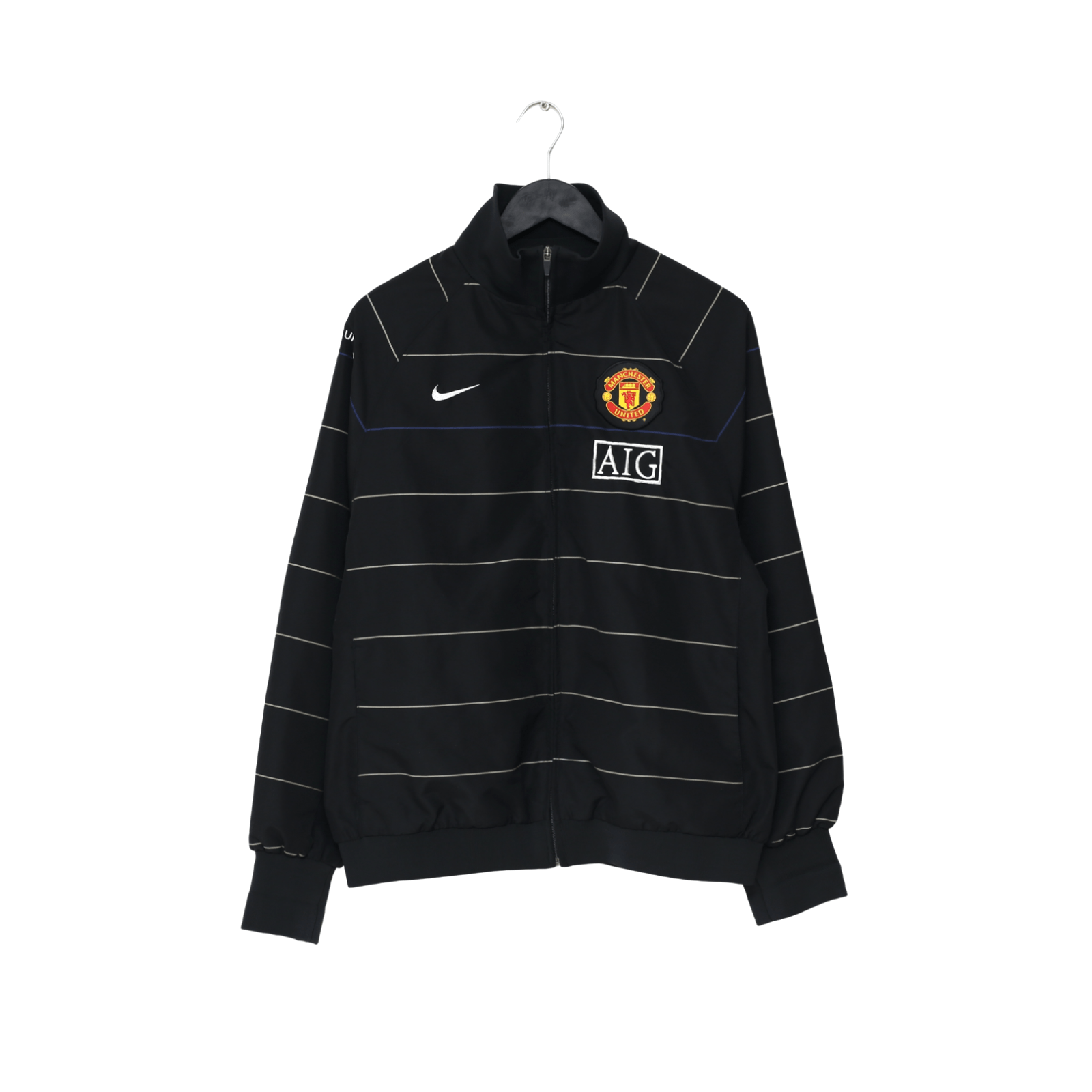 2008/09 MANCHESTER UNITED Vintage Nike Football Track Top Jacket (M/L)